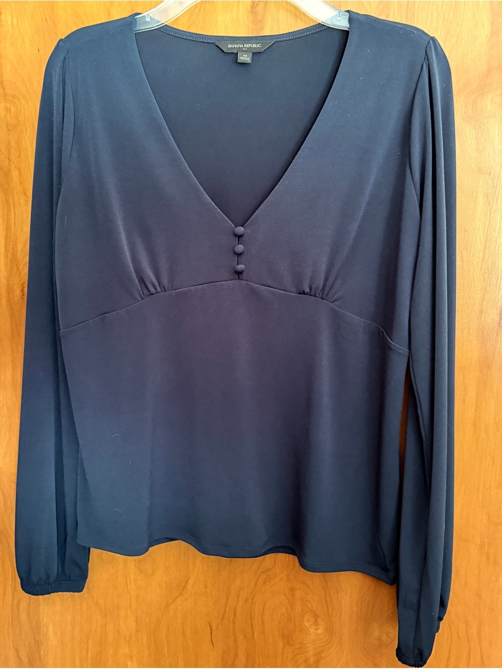 Elegant and Understated Banana Republic Navy Blue Top